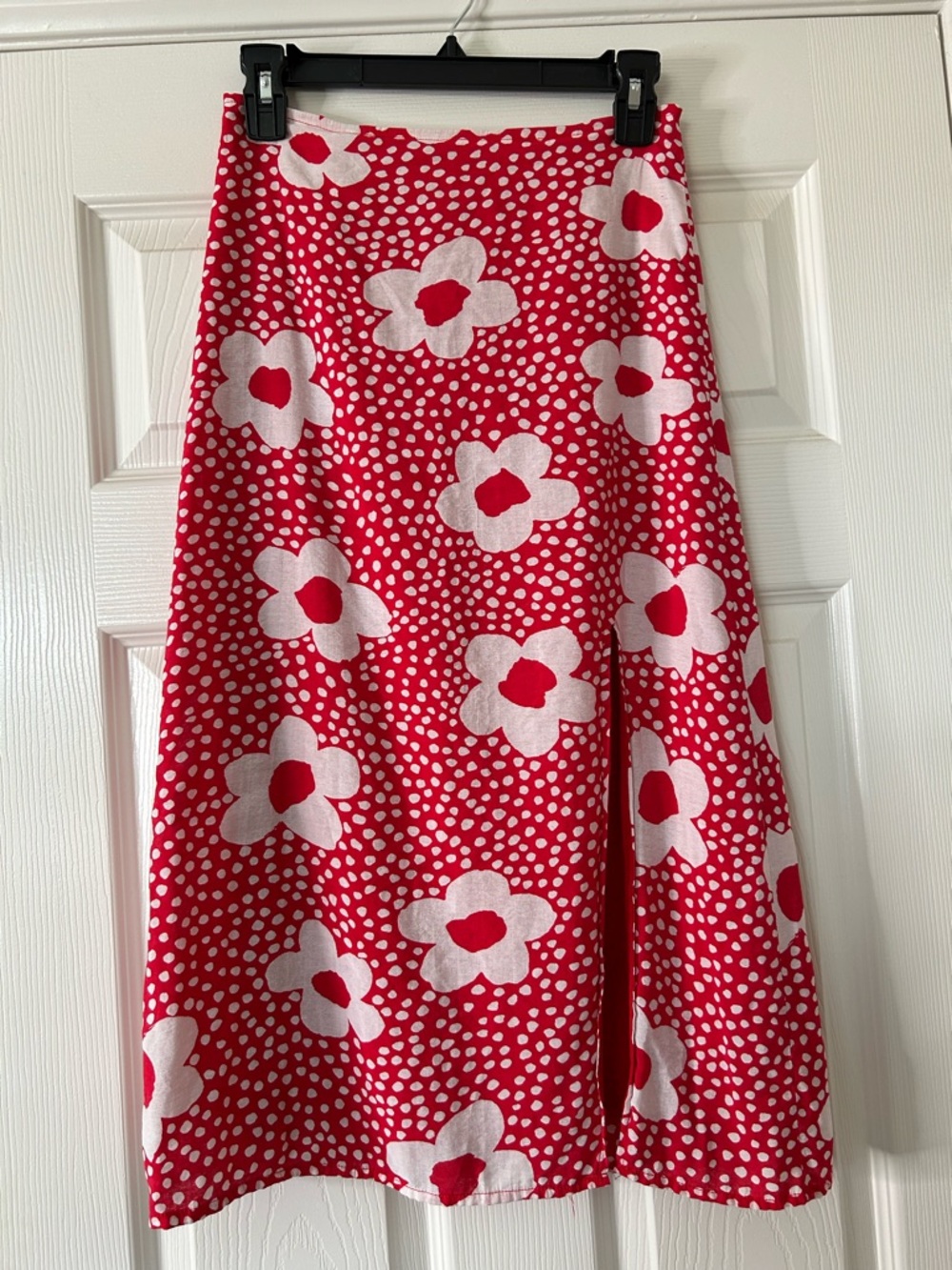 Emory Park Red Floral A-Line Women's Skirt